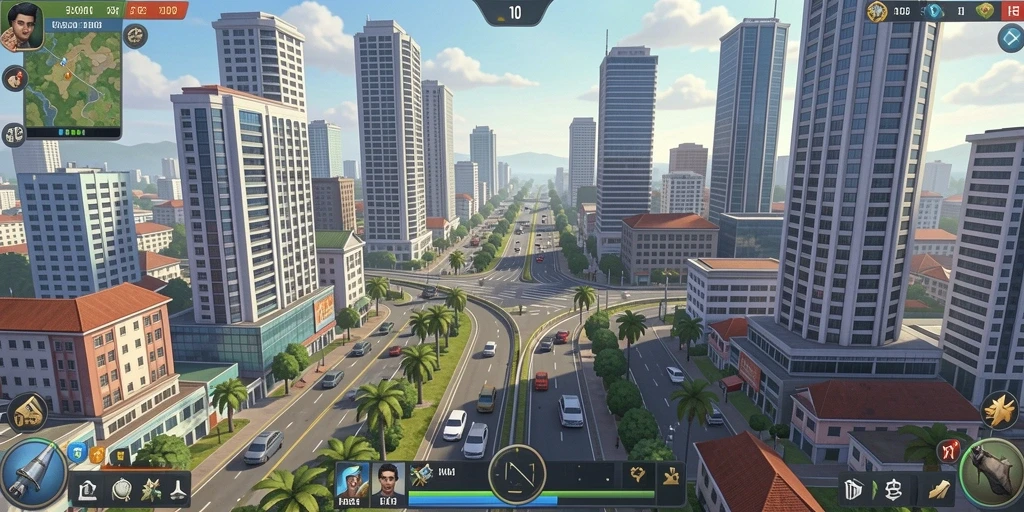 Gameplay yang menantang dengan berbagai level.