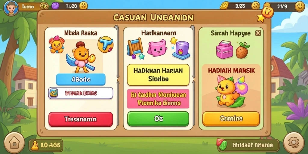 Menu promosi terbaru dengan penawaran menarik bagi pemain.