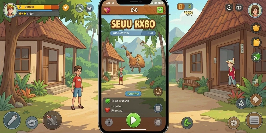Tangkapan layar menampilkan menu upgrade karakter.